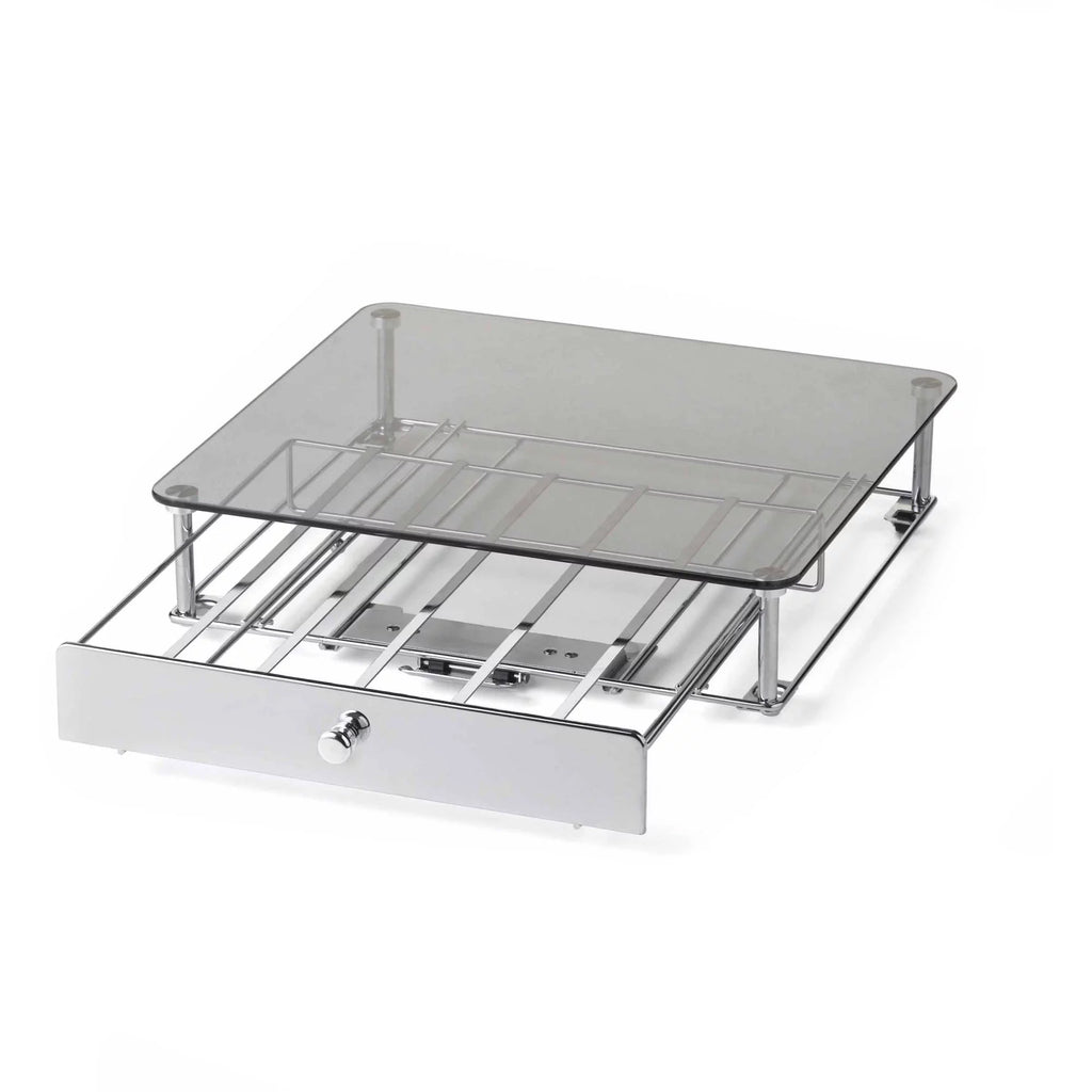 Glass Top Rolling Drawer D6868