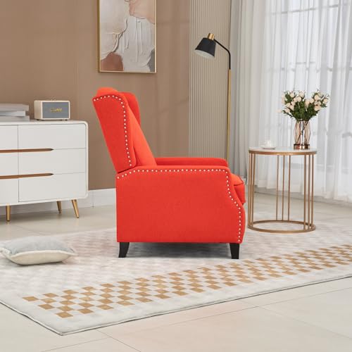 Red Adjustable Wingback Recliner Chair R9362