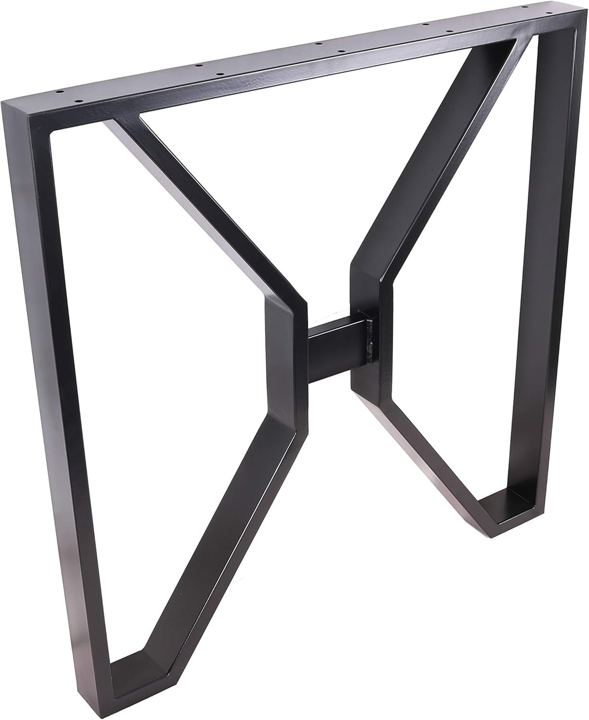 Black X-Shaped Steel Table Legs, Set of 2 U185527