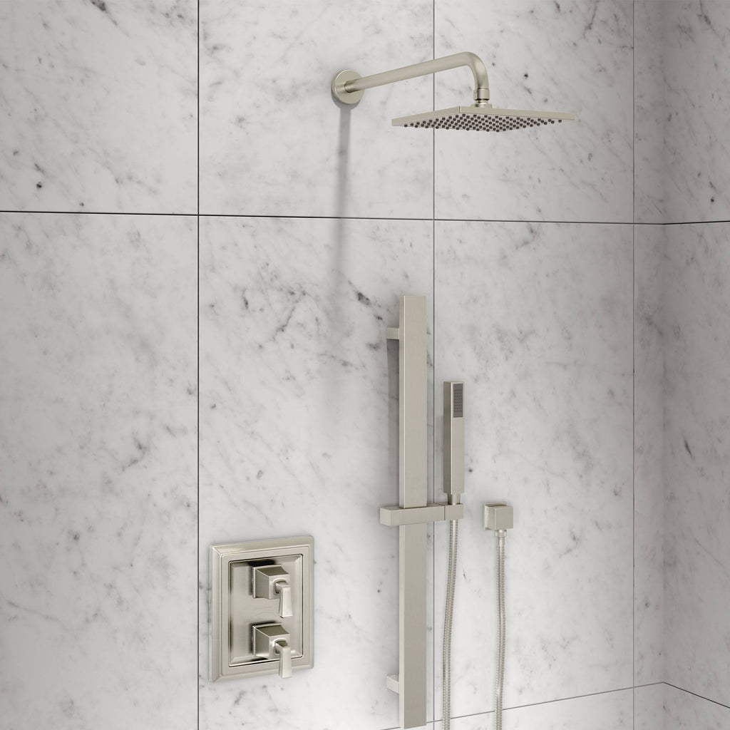 Satin Nickel Rain Showerhead U195