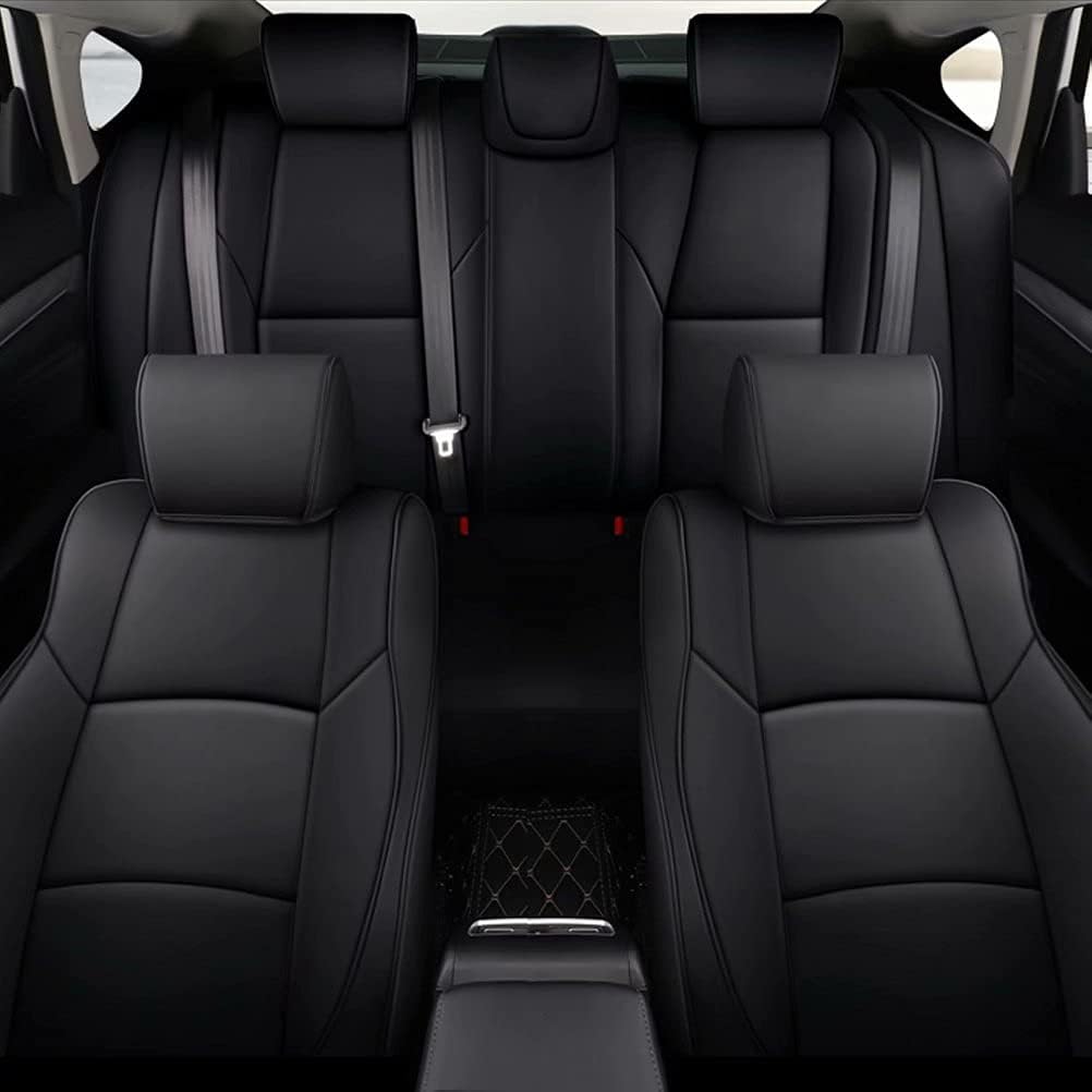 Custom Leather Full Set Car Seat Covers with Airbag Compatible S439389
