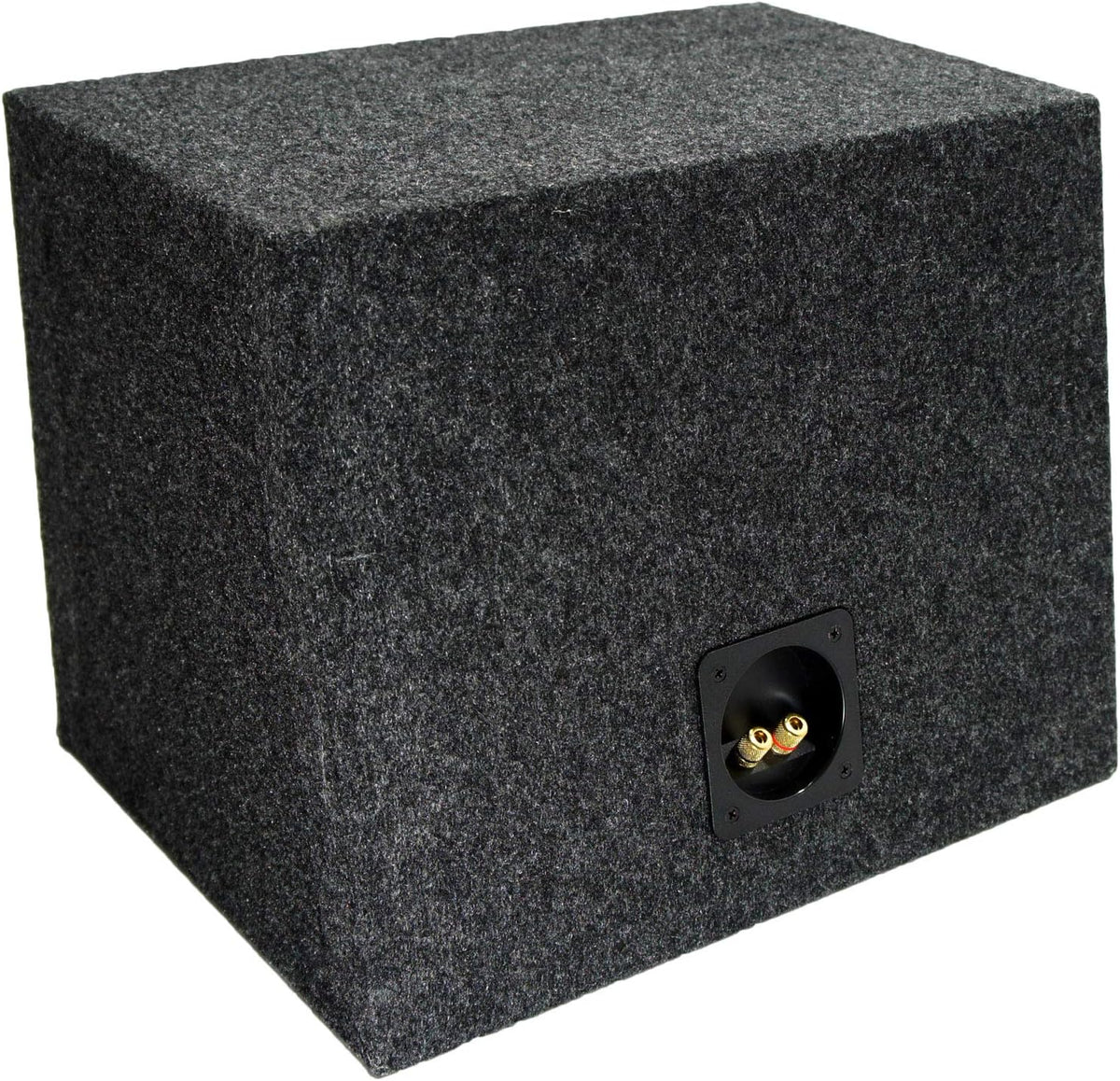 Single 10 Sealed Subwoofer Enclosure 5/8 MDF Wood C434