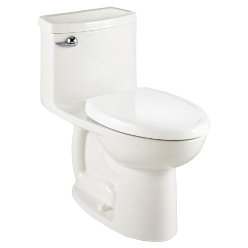 Compact 1-Piece Elongated Toilet with Seat, Linen Q968