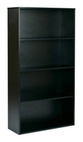Black 4 Shelf Bookcase O730794