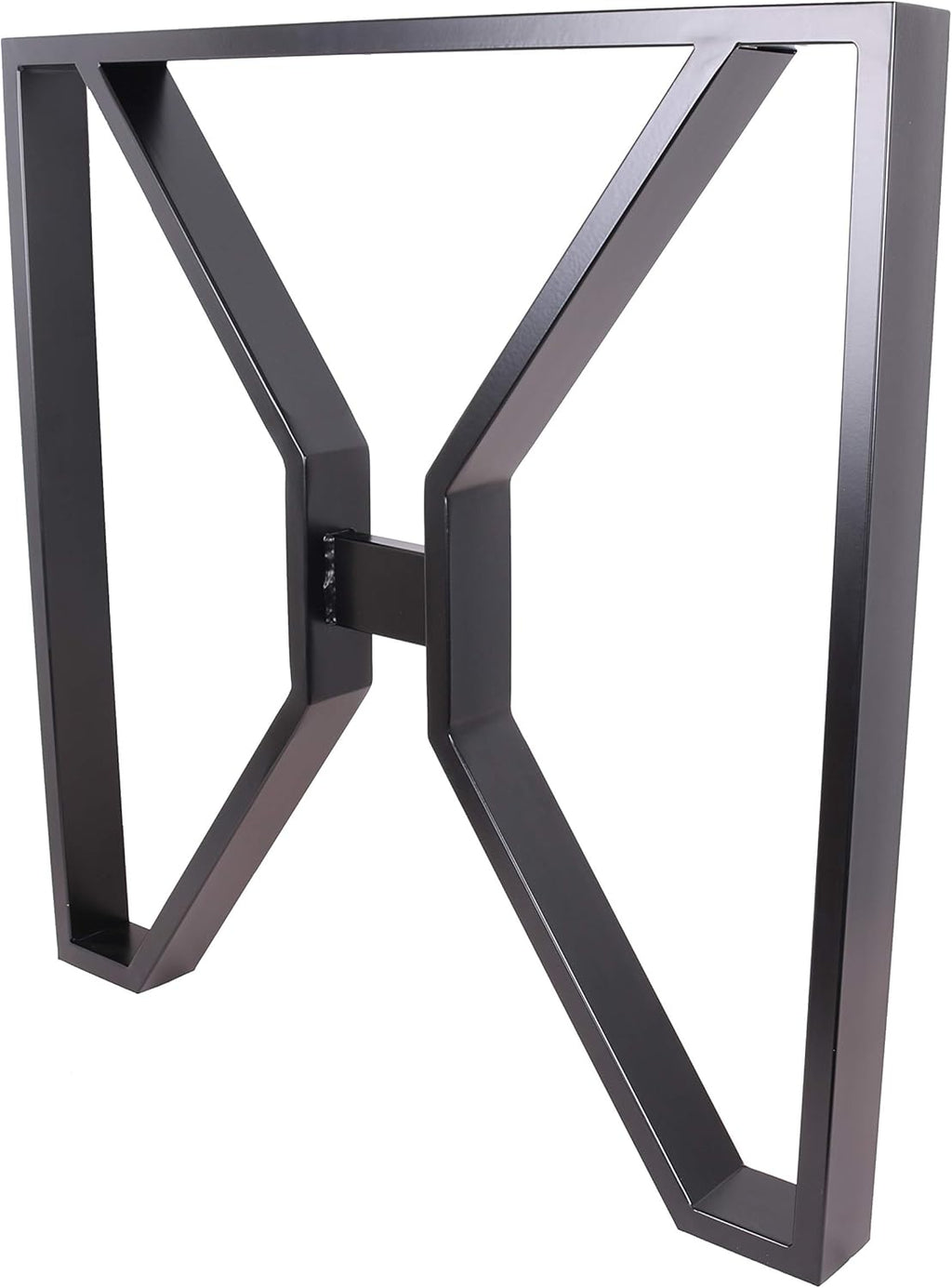 Black X-Shaped Steel Table Legs, Set of 2 U185527