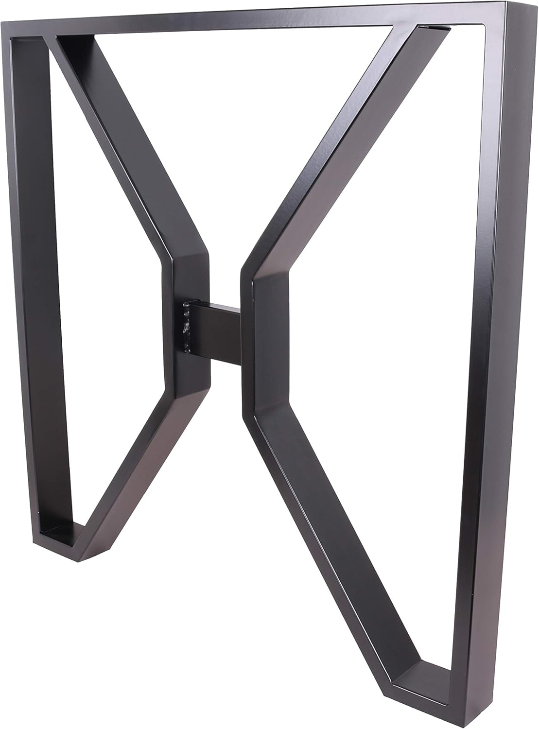 Black X-Shaped Steel Table Legs, Set of 2 U185527