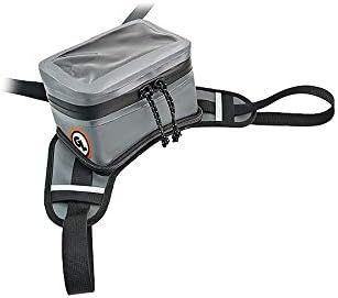 Black Minimalist Waterproof Motorcycle Tank Bag X247178