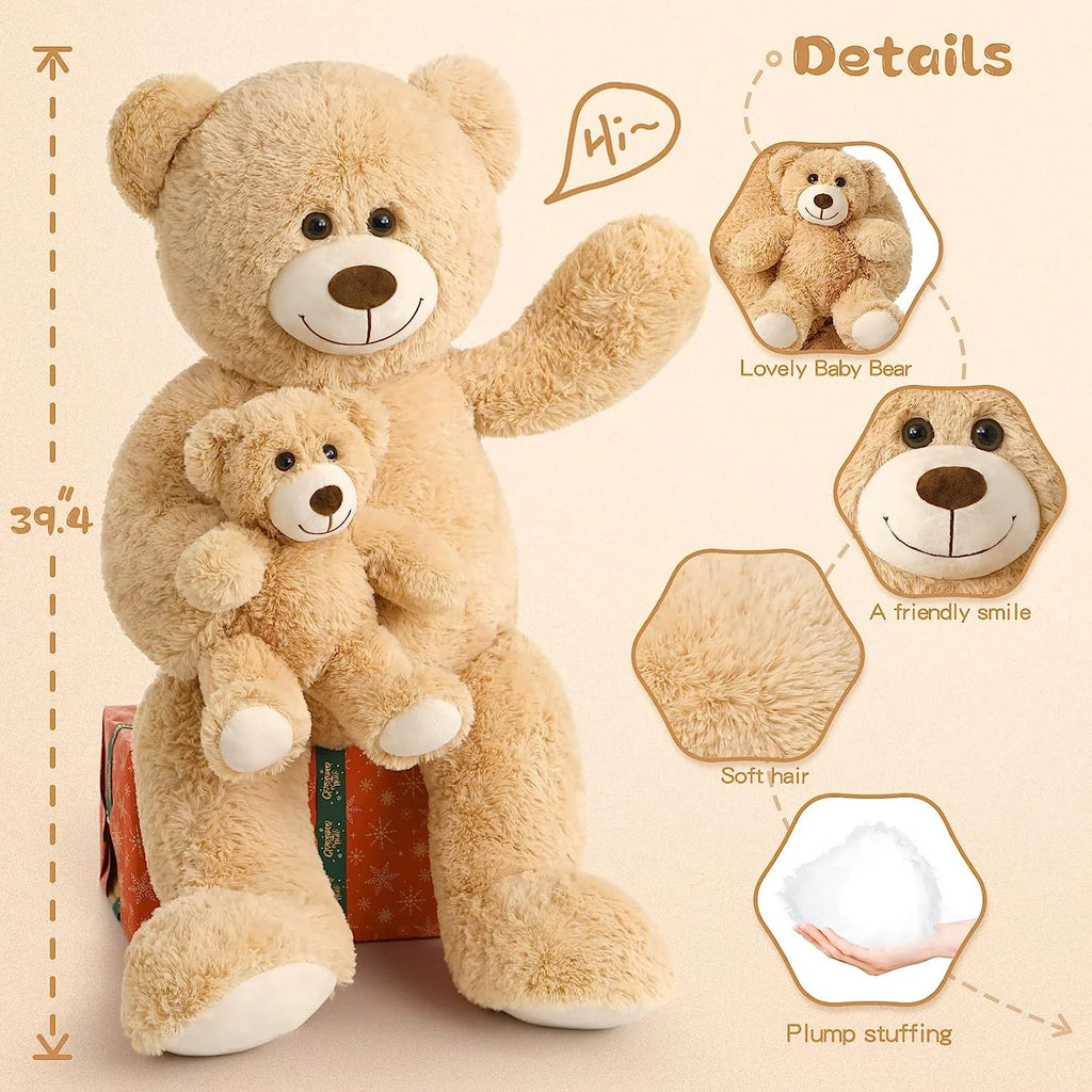 39" Giant Teddy Bear Soft Plush Stuffed Animal X23666