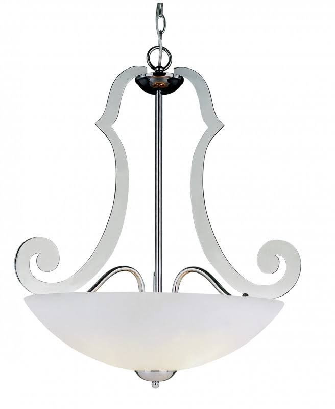 Three Light Laser Cut Pendant in Polished Chrome N768746