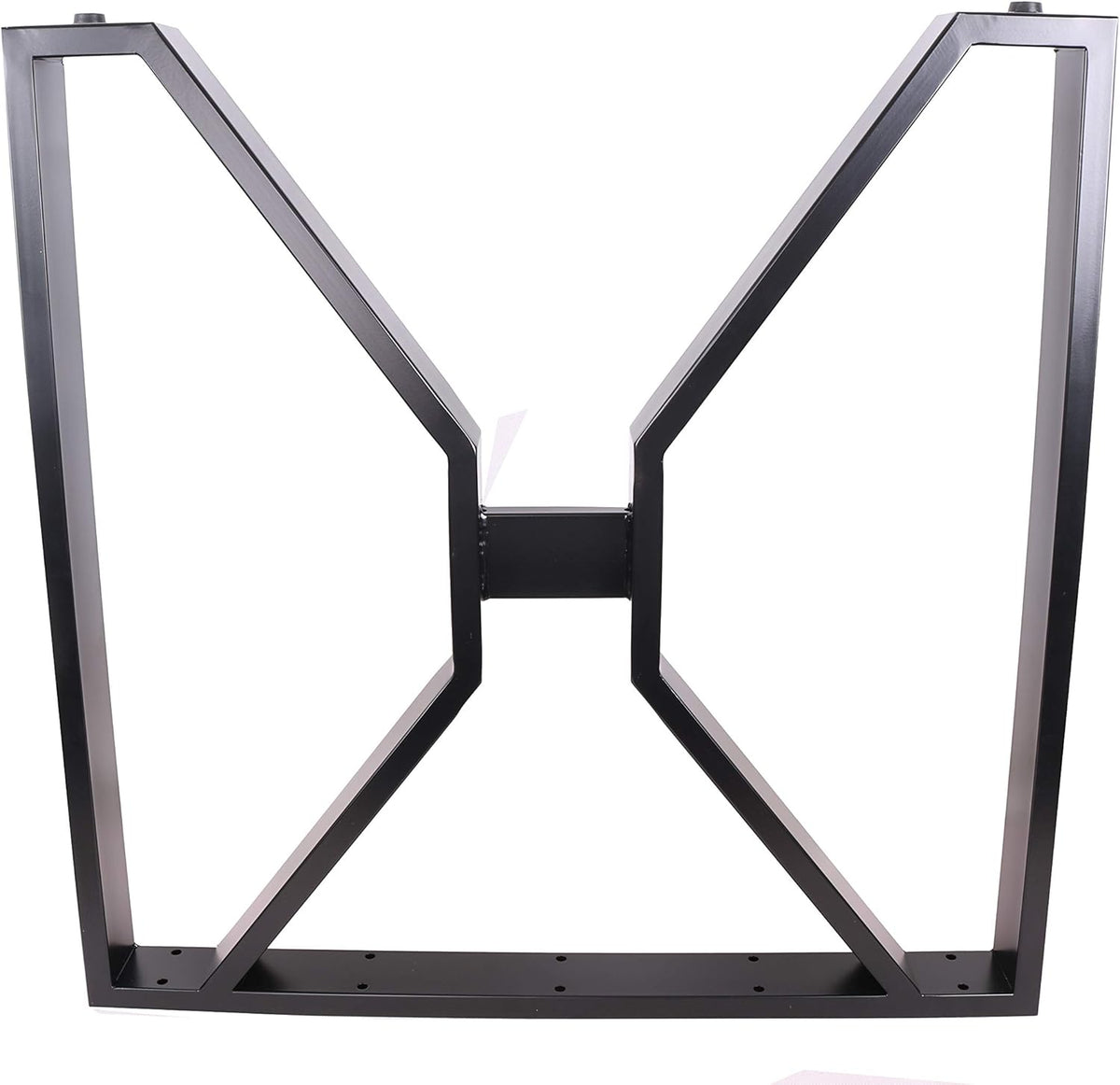 Black X-Shaped Steel Table Legs, Set of 2 U185527