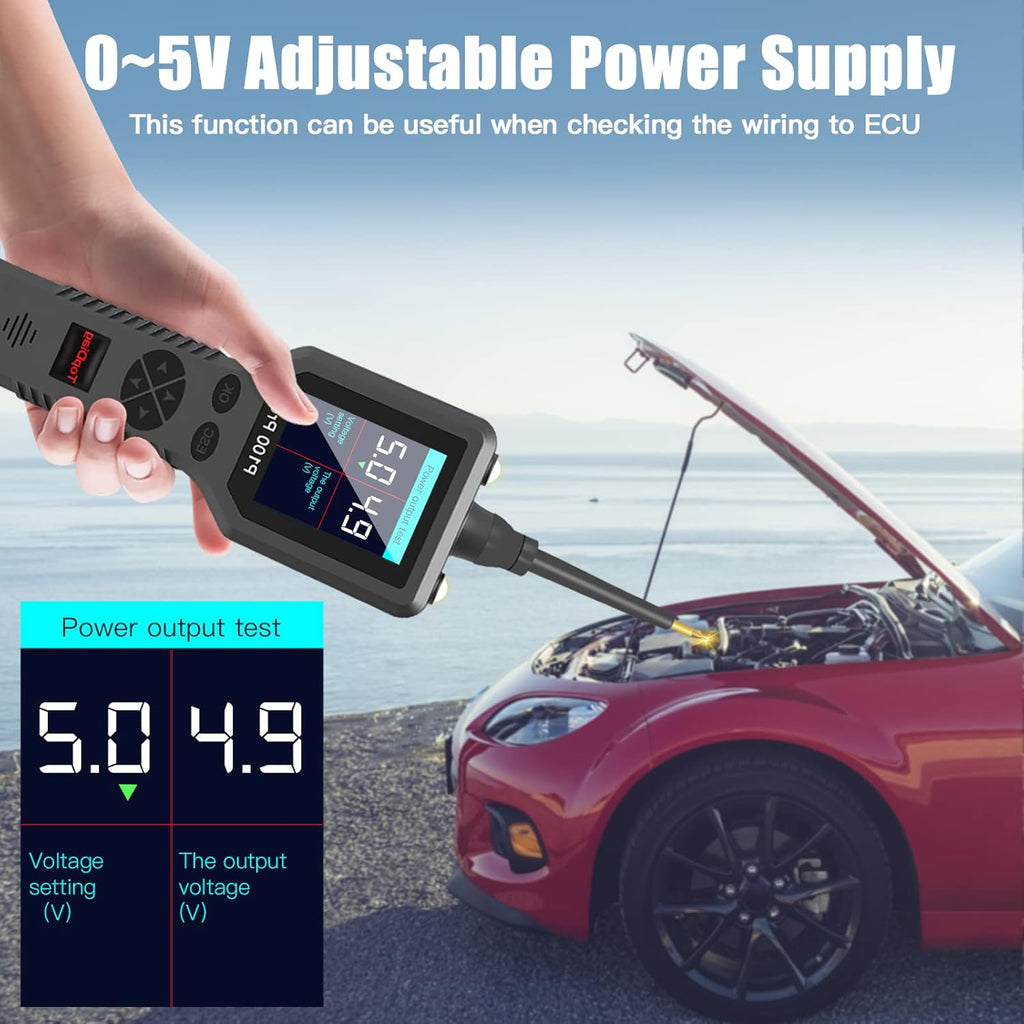 Automotive Circuit Tester with Multimeter and 20FT Cable for 12V 24V J253