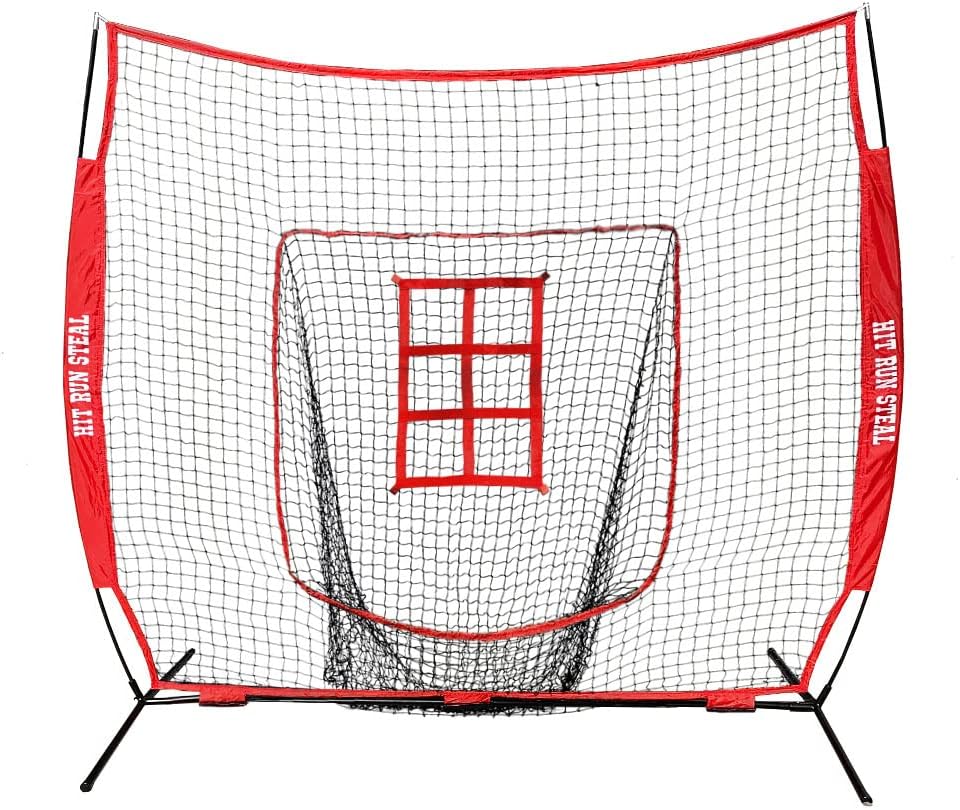 Practice Baseball and Softball Hitting Net and Carrying Bag Z626