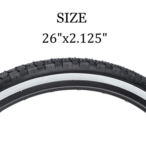 2 Pack 24/26x2.125 Inch Folding Replacement Bike Tire U54463