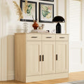 Oak Buffet Cabinet with 3 Drawers & 3 Doors Q8705