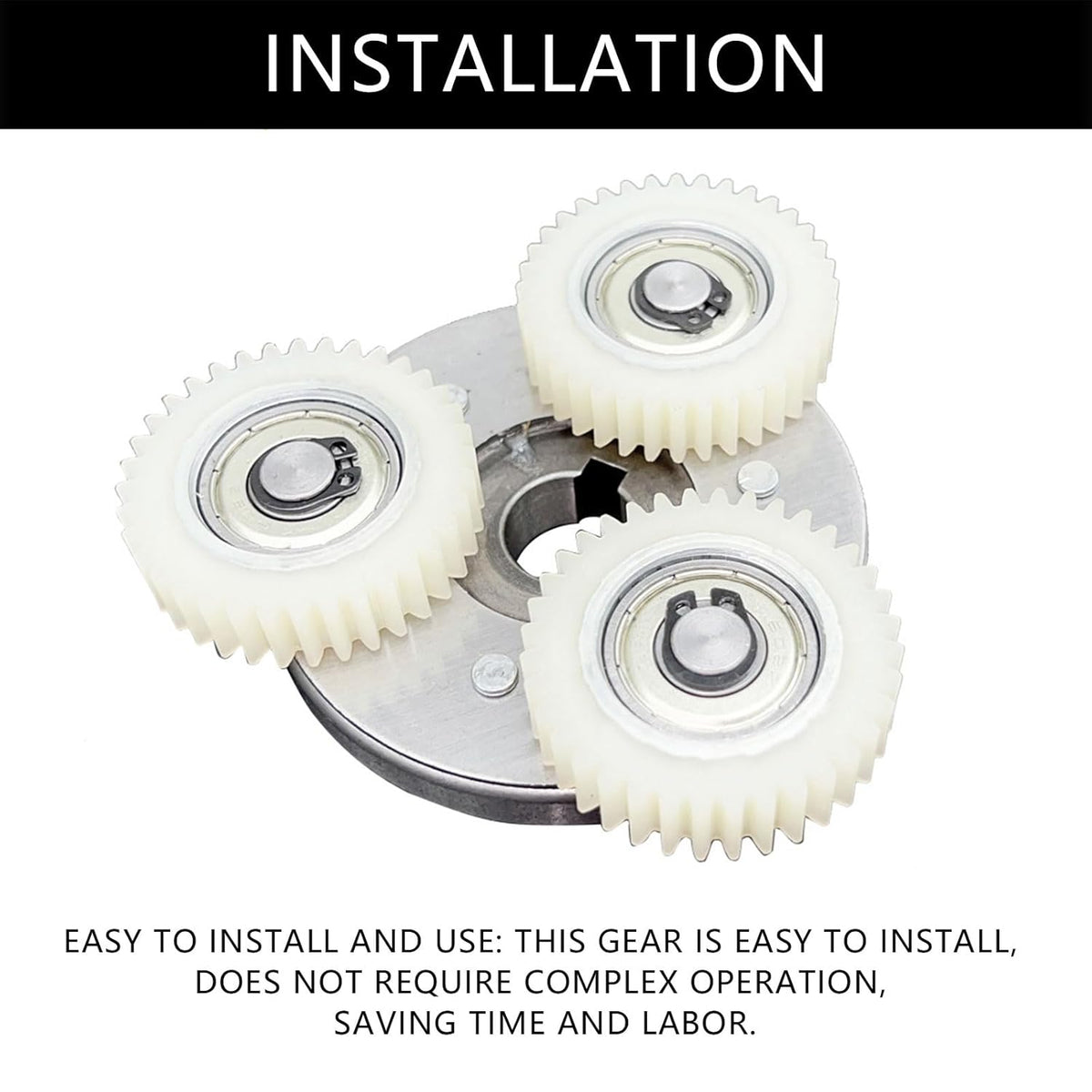 3pcs 36 Teeth Nylon Gear Set for Electric Bike Motor G55169