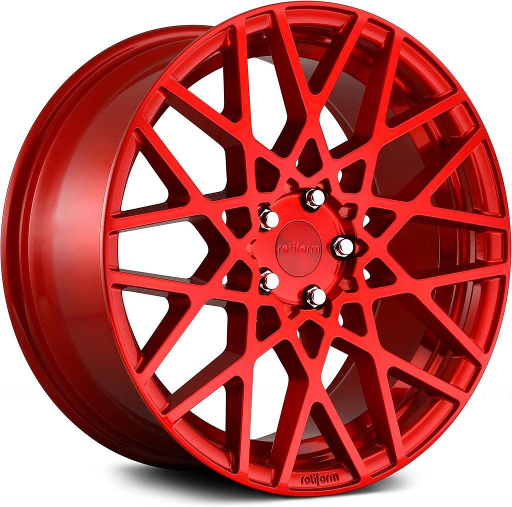 19x8.5 5x112 Candy Red Wheel Rim D9143