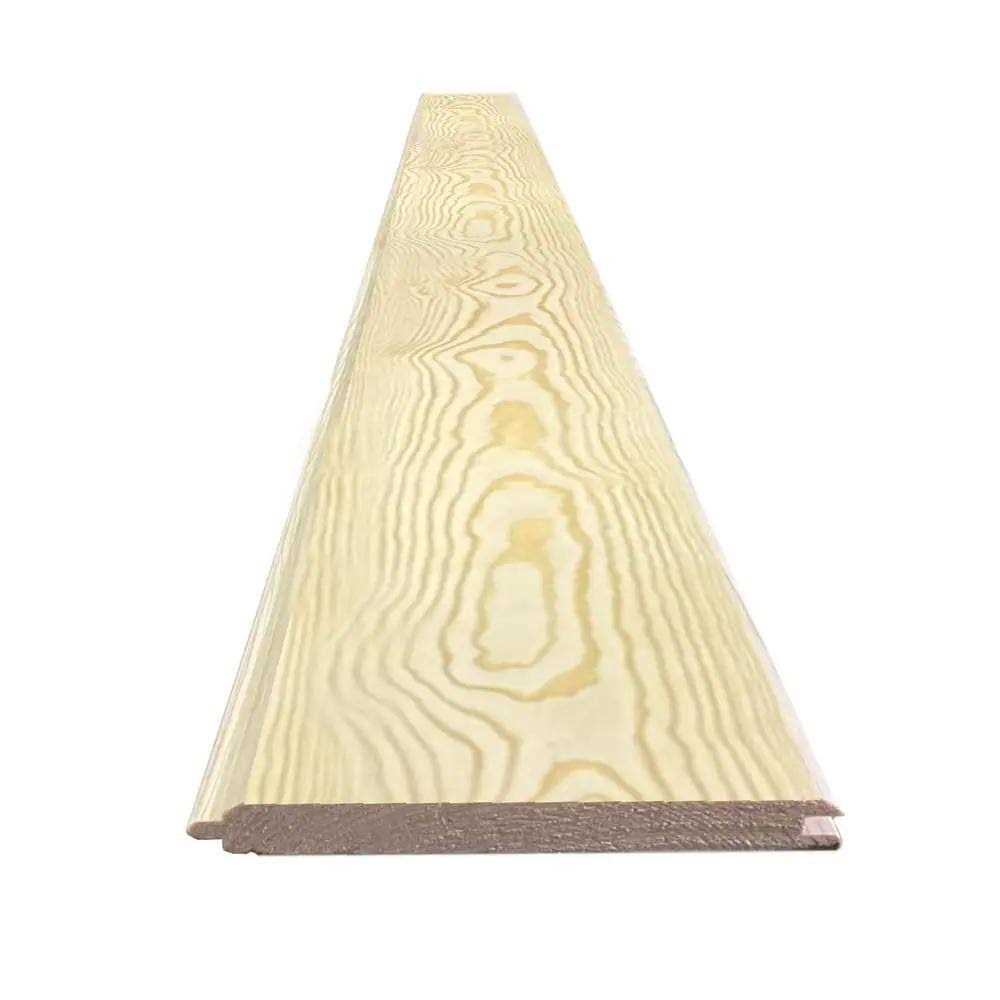 3/4 in. x 8 in. x 7 ft. Wire Brushed Knotty Pine Tongue and Groove Siding Board F7528