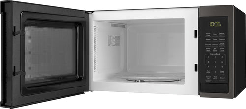 0.9 Cu Ft 900 Watts Black Stainless Steel Microwave Oven C5696