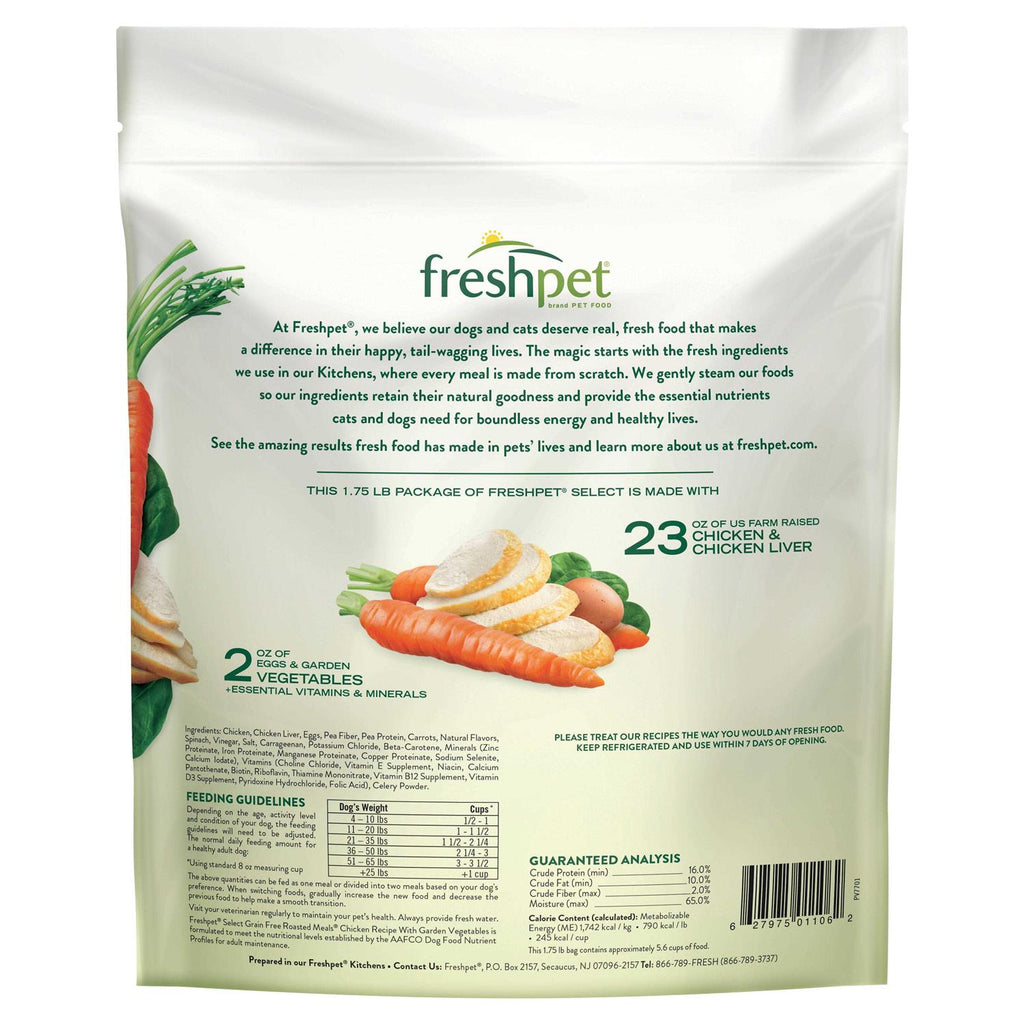 Grain Free Chicken Recipe with Garden Vegetables Dog Food D738
