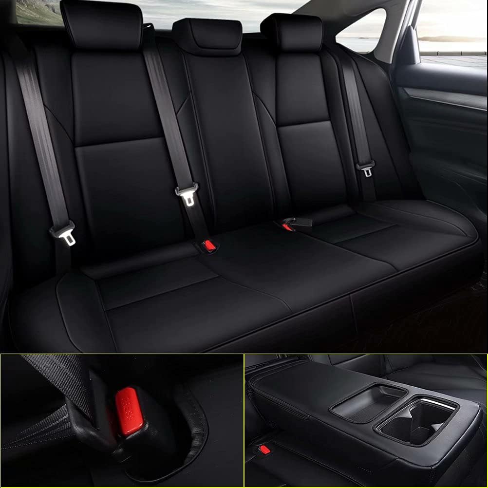 Custom Leather Full Set Car Seat Covers with Airbag Compatible S439389