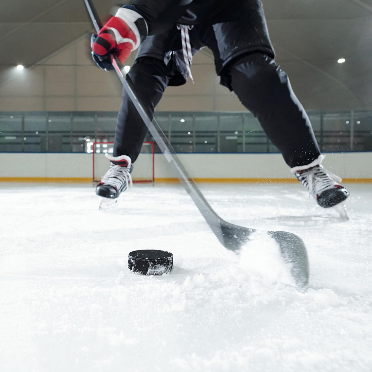 100pk Rubber Hockey Pucks 6oz V22879