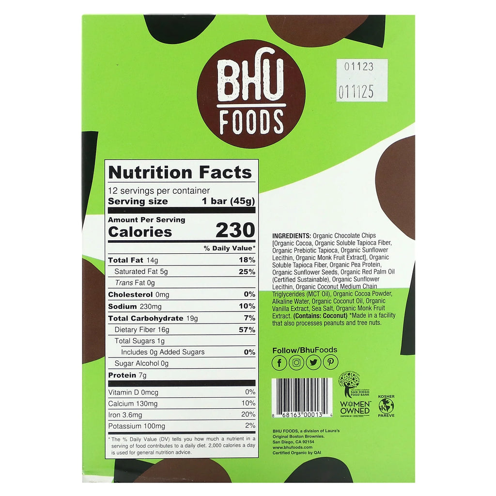 Vegan Protein Bar Double Dark Chocolate Chip P729915