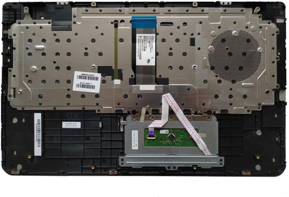 Laptop Replacement Keyboard with Palmrest Cover Case TouchPad Z9943