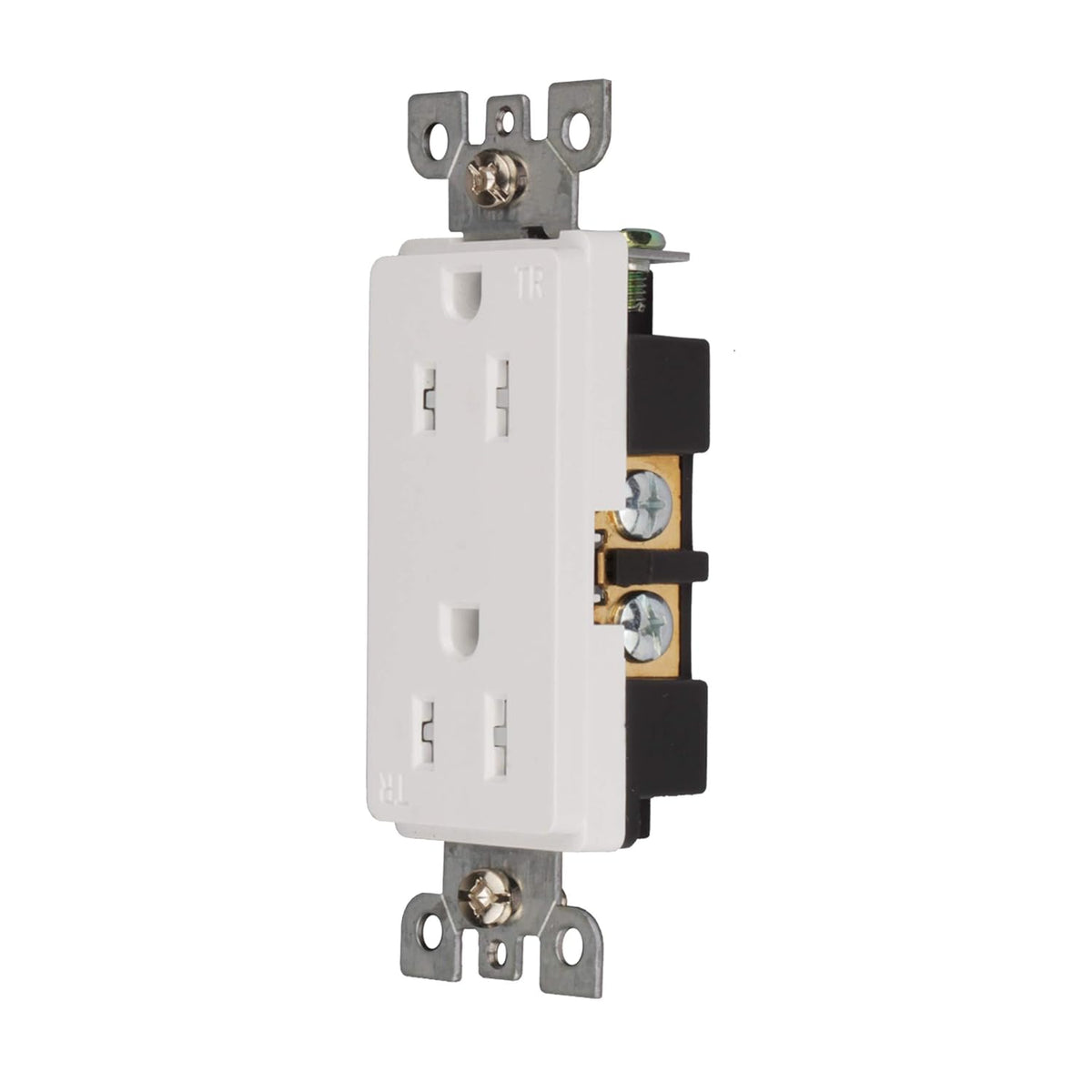 Pack of 100 White Tamper-Resistant Electrical Outlets, 15A / 125VAC / 2500W Z165300
