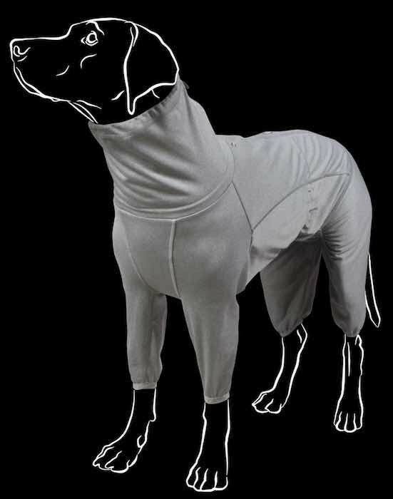 Carbon Grey Dog Body Warmer L171