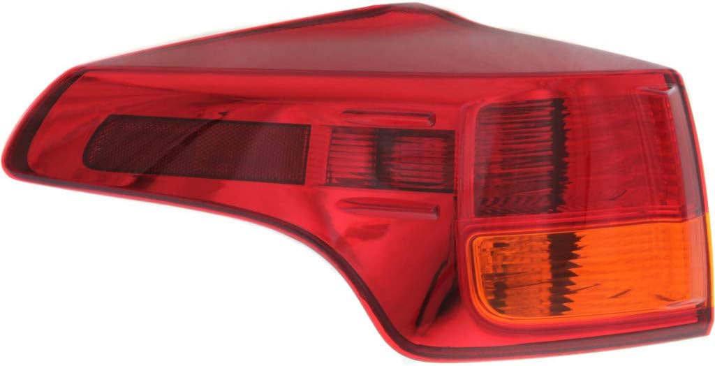 Outer Tail Light Assembly for Toyota RAV4 2013 2014 2015 Passenger Side Halogen X9047