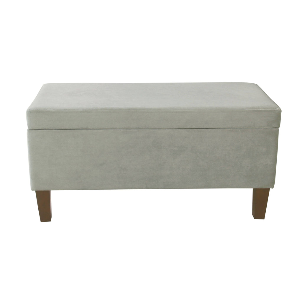 Black Plaid Decorative Storage Bench S936929