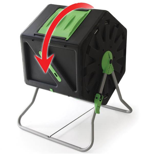 28 Gal Black Garden Composter with Hand Tool Kit E421097