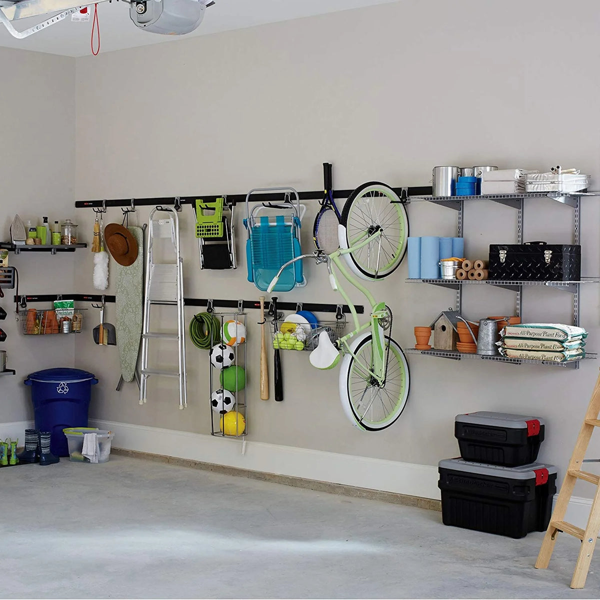12 Pack Wall Mount Hook Garage Organizer M2489