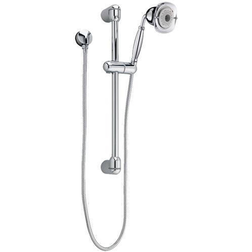 Satin Nickel Square Shower System Kit W612