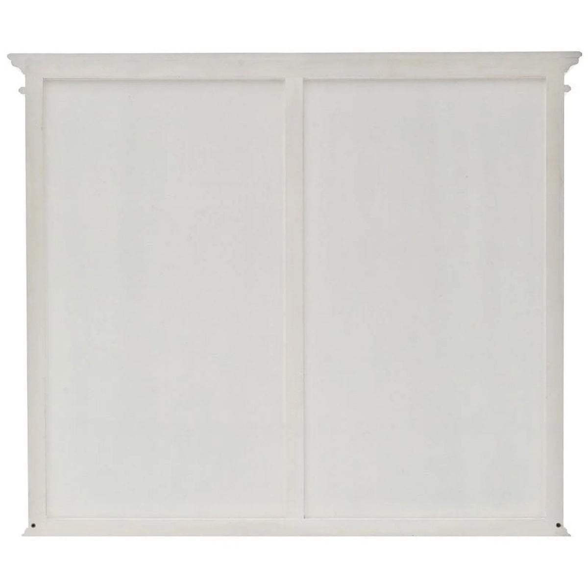 Storage Cabinet with Hutch in Pure White O903