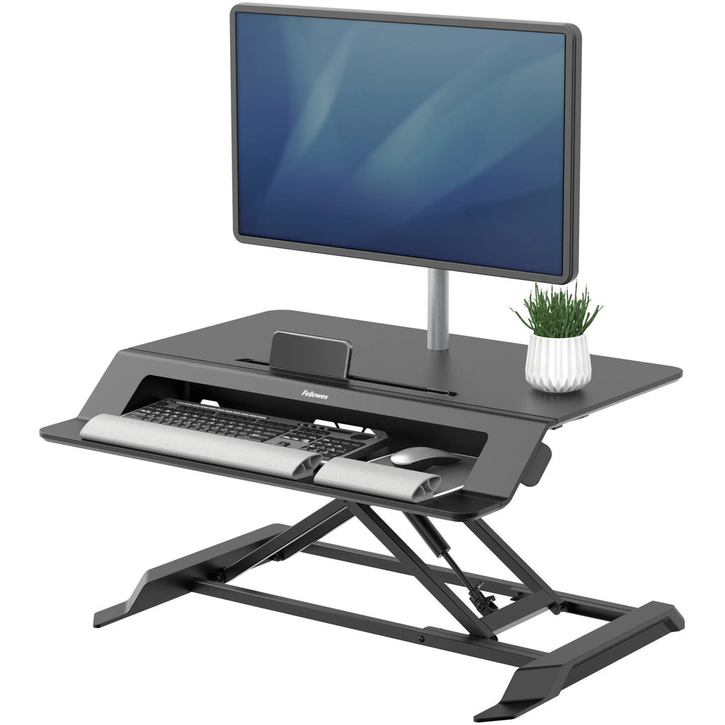 Black Sit-Stand Workstation Z1210