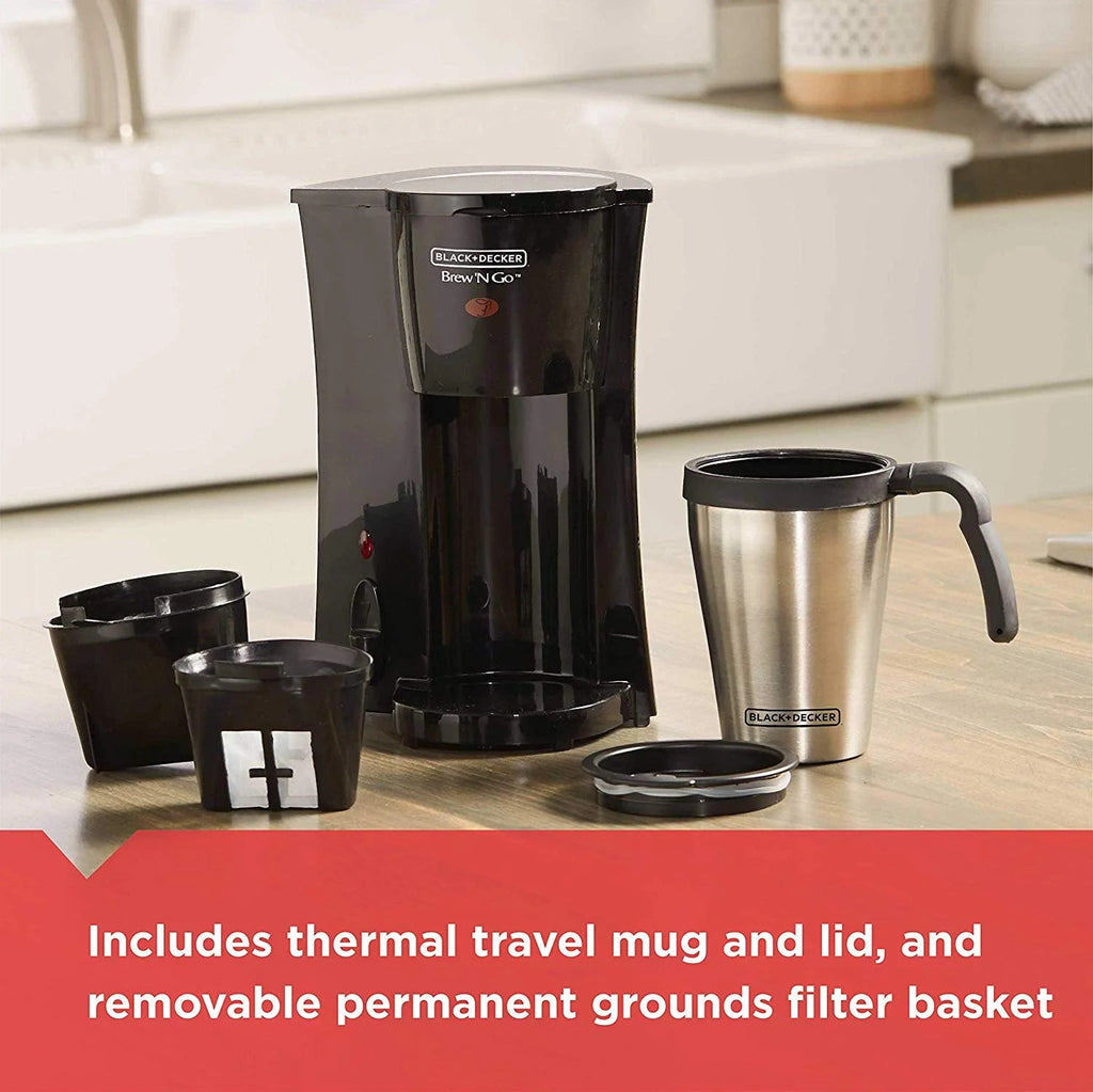 Black/Stainless Steel Coffeemaker W7925