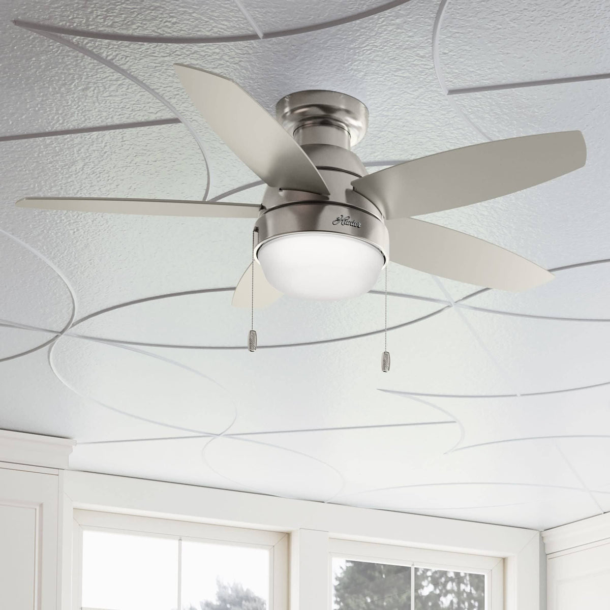 Low Profile Ceiling Fan with LED Light Kit R785202