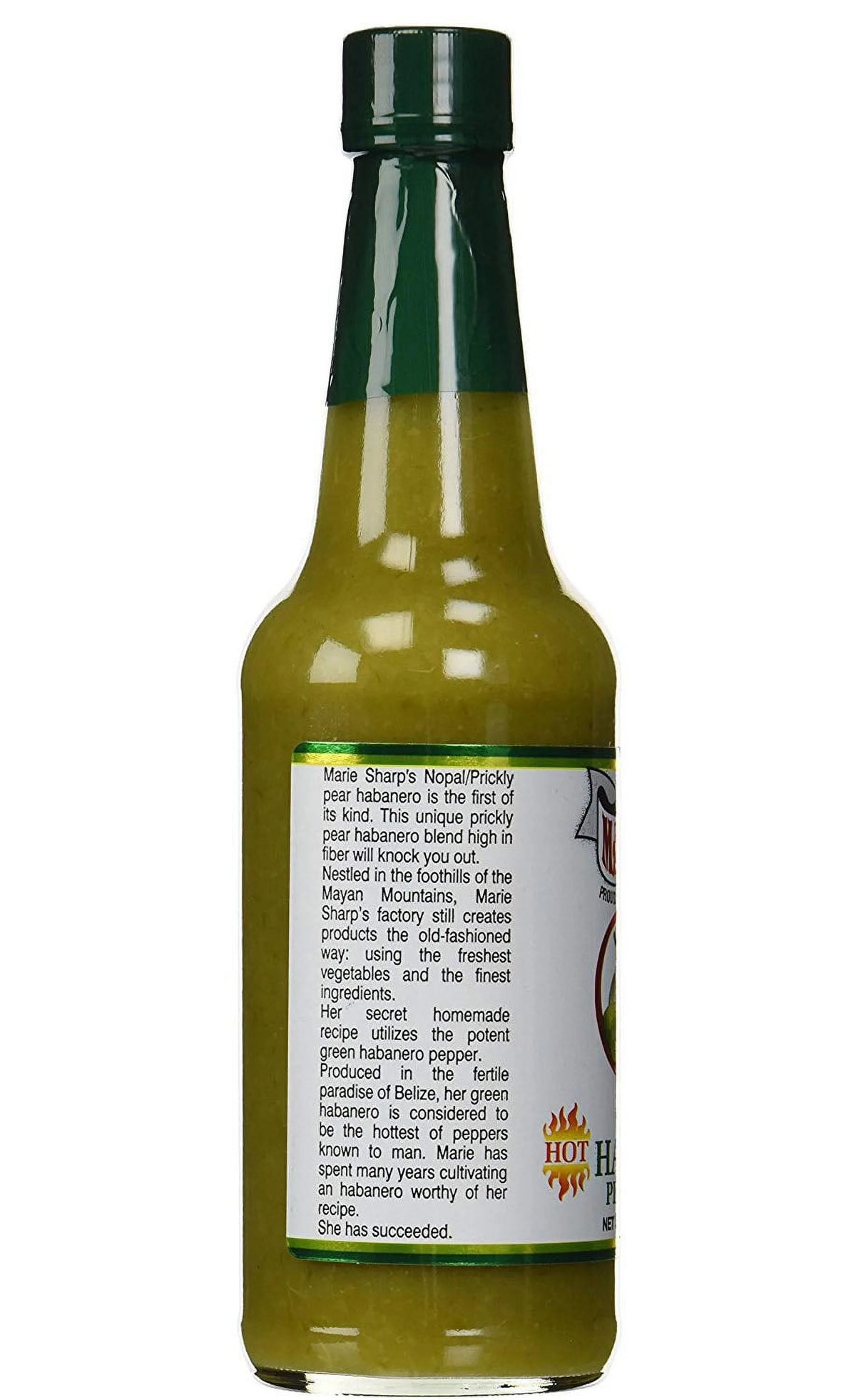 Nopal Green Habanero Pepper Sauce, 10 oz, Pack of 2 D3844