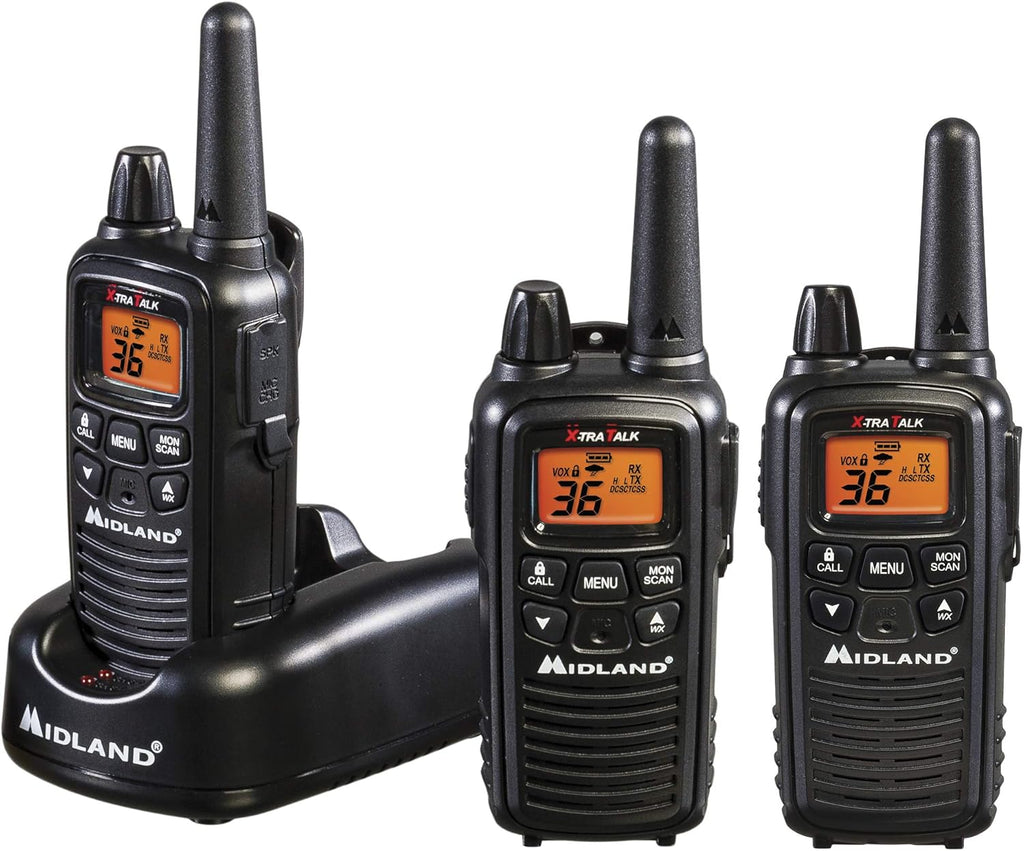 36 Channel FRS Two-Way Radio Walkie Talkie 3-Pack D364704
