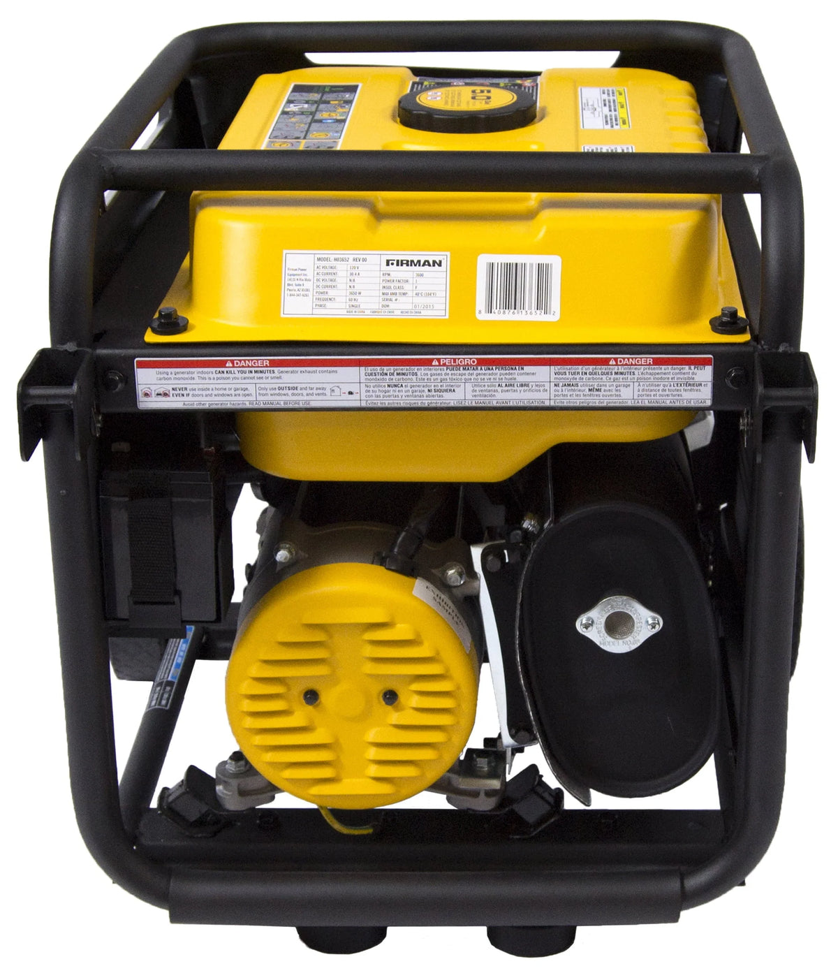 4550/3650 Watt Dual Fuel Recoil Start Generator D42123