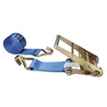 Blue Ratchet Strap with Wire Hooks Y507