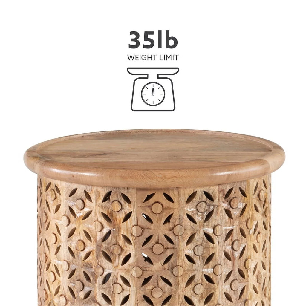 Mango Wood Side Table F162426