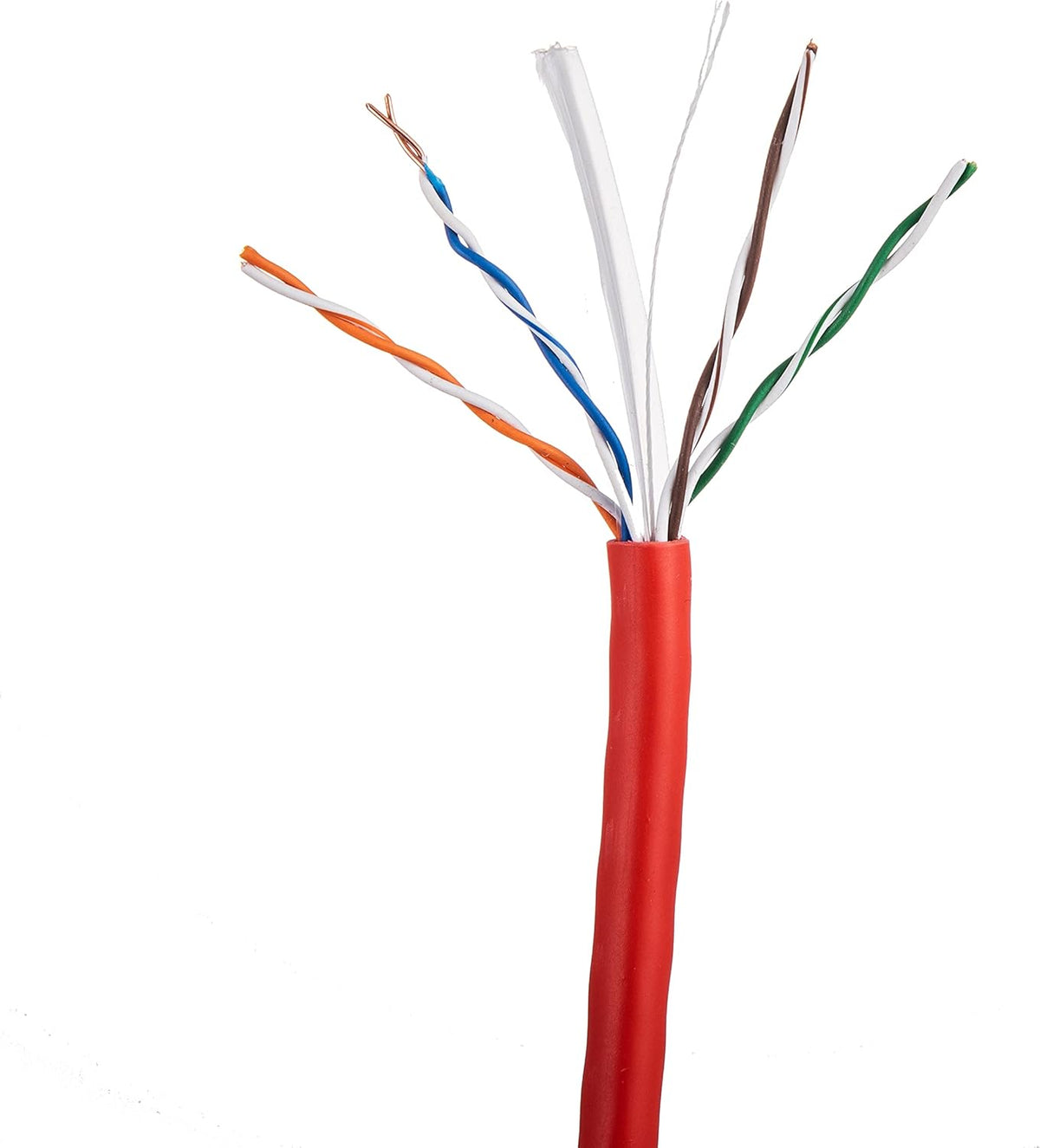 1000ft CAT6 Solid Ethernet Cable UTP 23AWG Bulk (Orange) F39069