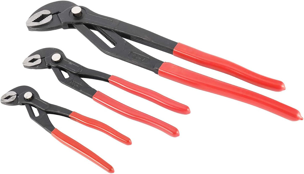 3PCS Water Pump Pliers Set 7Inch, 10Inch, 16Inch F108
