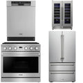 36 Gas Range, Refrigerator, Dishwasher and Wine Cooler C11819