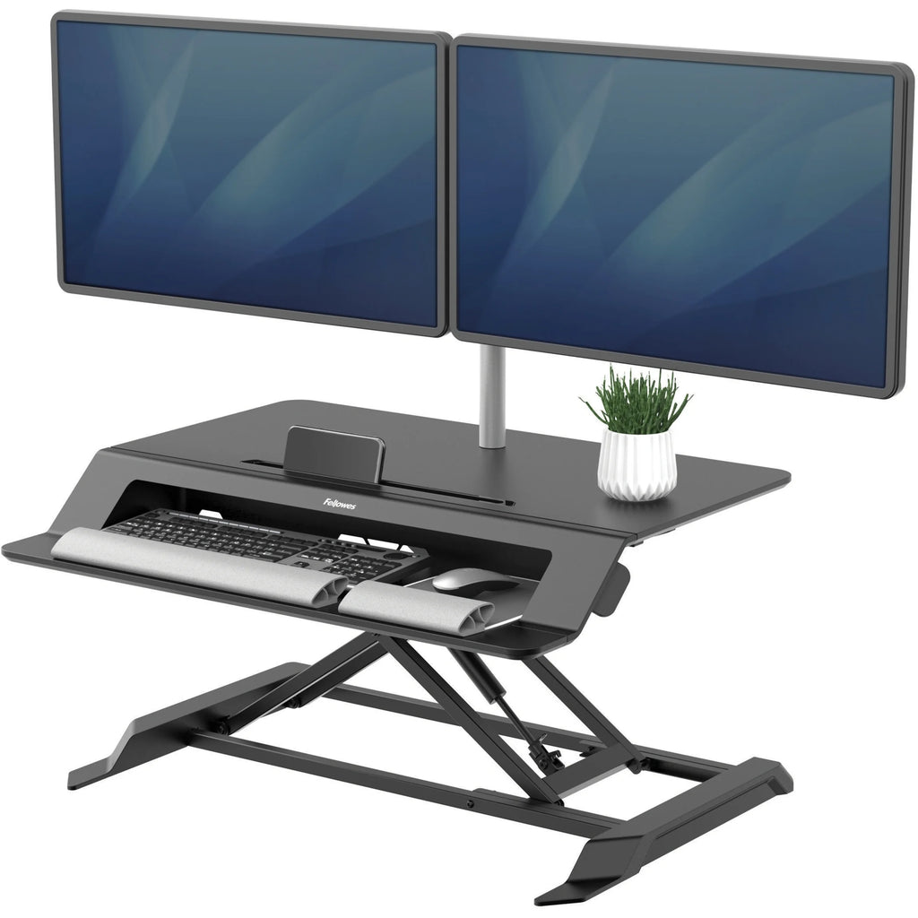 Black Sit-Stand Workstation Z1210
