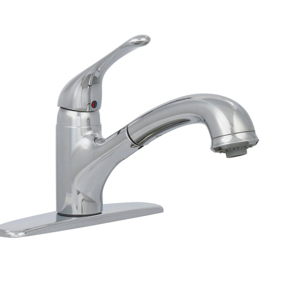 Polished Chrome Pull-Out Kitchen Faucet B2959