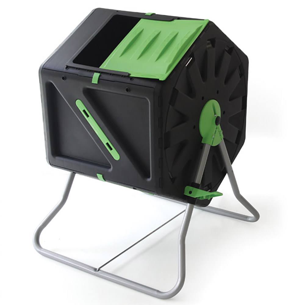 28 Gal Black Garden Composter with Hand Tool Kit E421097