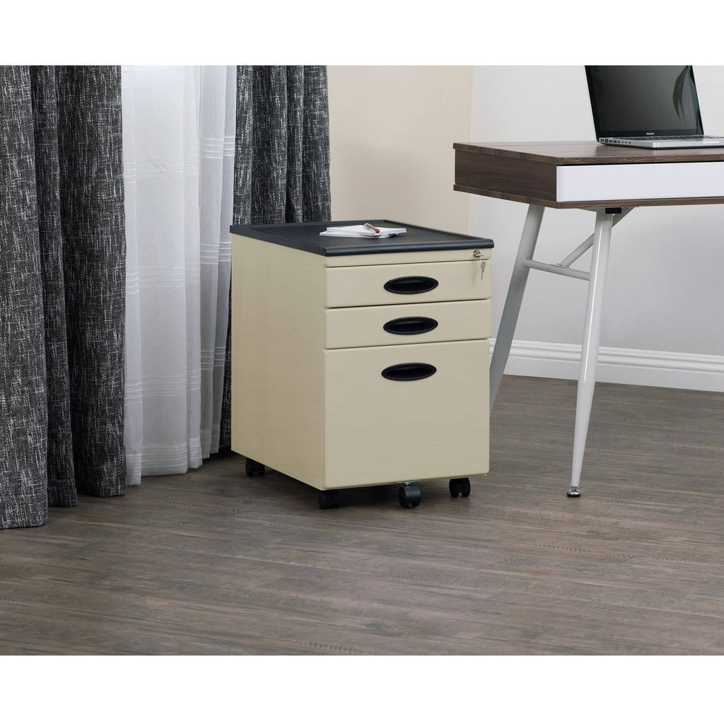 3 Lockable Drawers Mobile File Cabinet Z2180